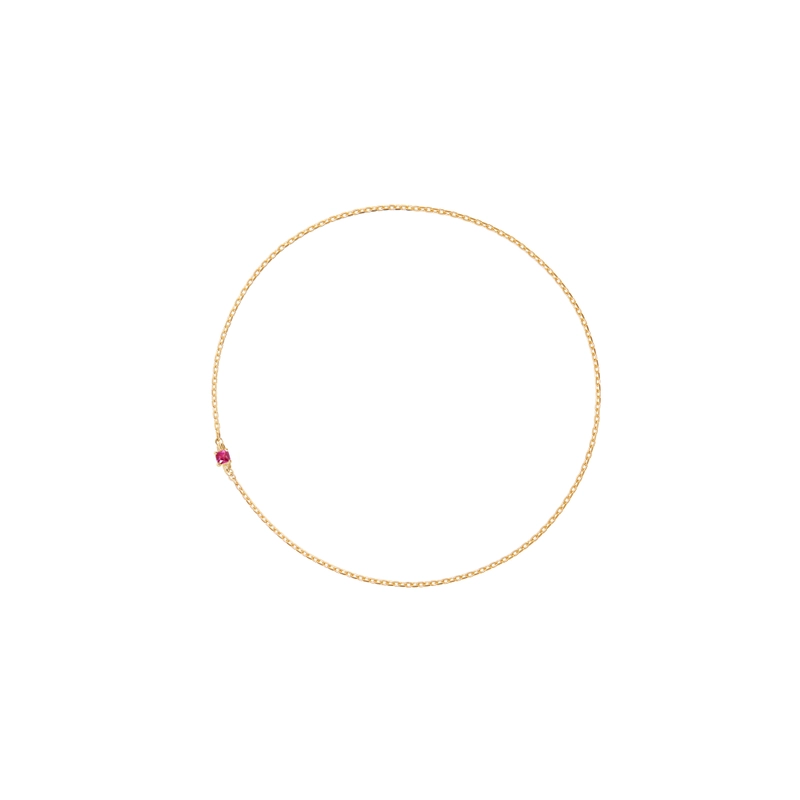 Вечный браслет ВЛВ Навсегда – Рубиновый квадрат