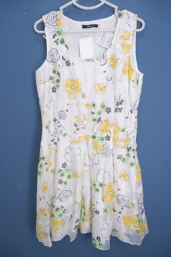 Платье цветочное 46 размер, новое