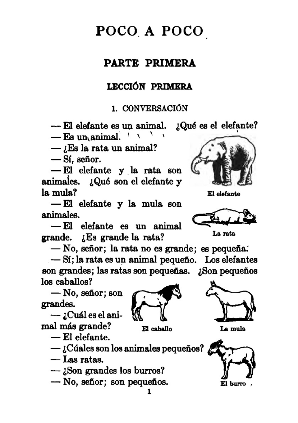 Poco a Poco. An Elementary Direct Method for Learning Spanish | Guillermo Franklin Hall Aviles