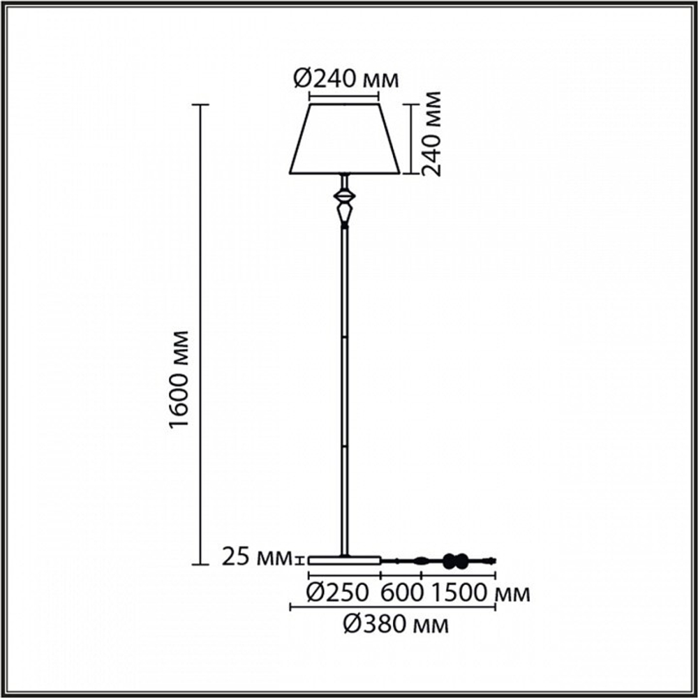 Торшер Lumion VERMONT 8275/1F