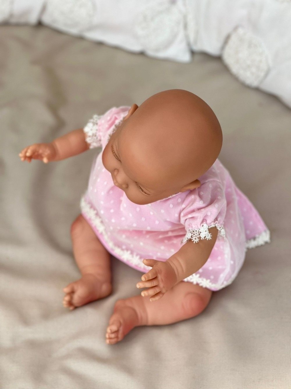 Кукла Реборн Nines 48см Sandra мягконабивная (N0208)