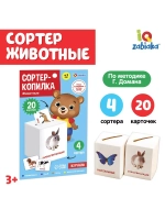 Сортер-копилка Животные по методике Г. Домана