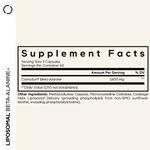 Codeage, Liposomal Beta-Alanine +, Centurion, CarnoSyn, улучшенное усвоение, 180 капсул (533 мг на капсулу)