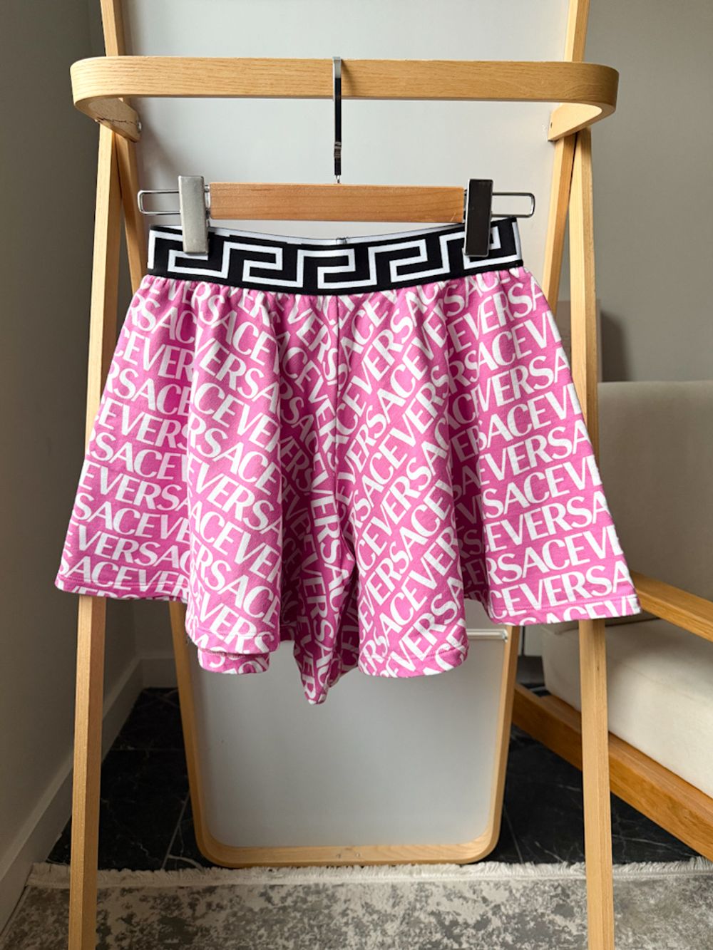 Хлопковые шорты-юбка Versace, 152