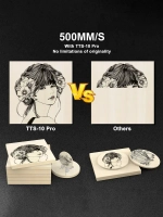 Twotrees TTS-10 PRO Лазерный гравировальный станок 80Вт с мощностью лазера 10Вт для резки Деревянная доска акриловая станок CNC графическим, контурным и пиксельнным режимом гравировки