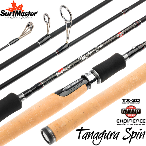 Спиннинг штекерный угольный 2 колена S Master YS5004 Yamato Series Tanagura Spin TX-20 (4,5-21) 2,1 м