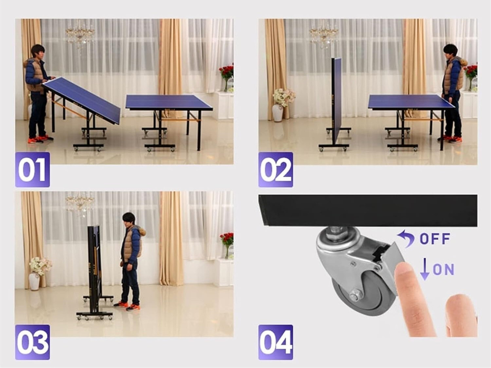 Настольный теннис с колесиками