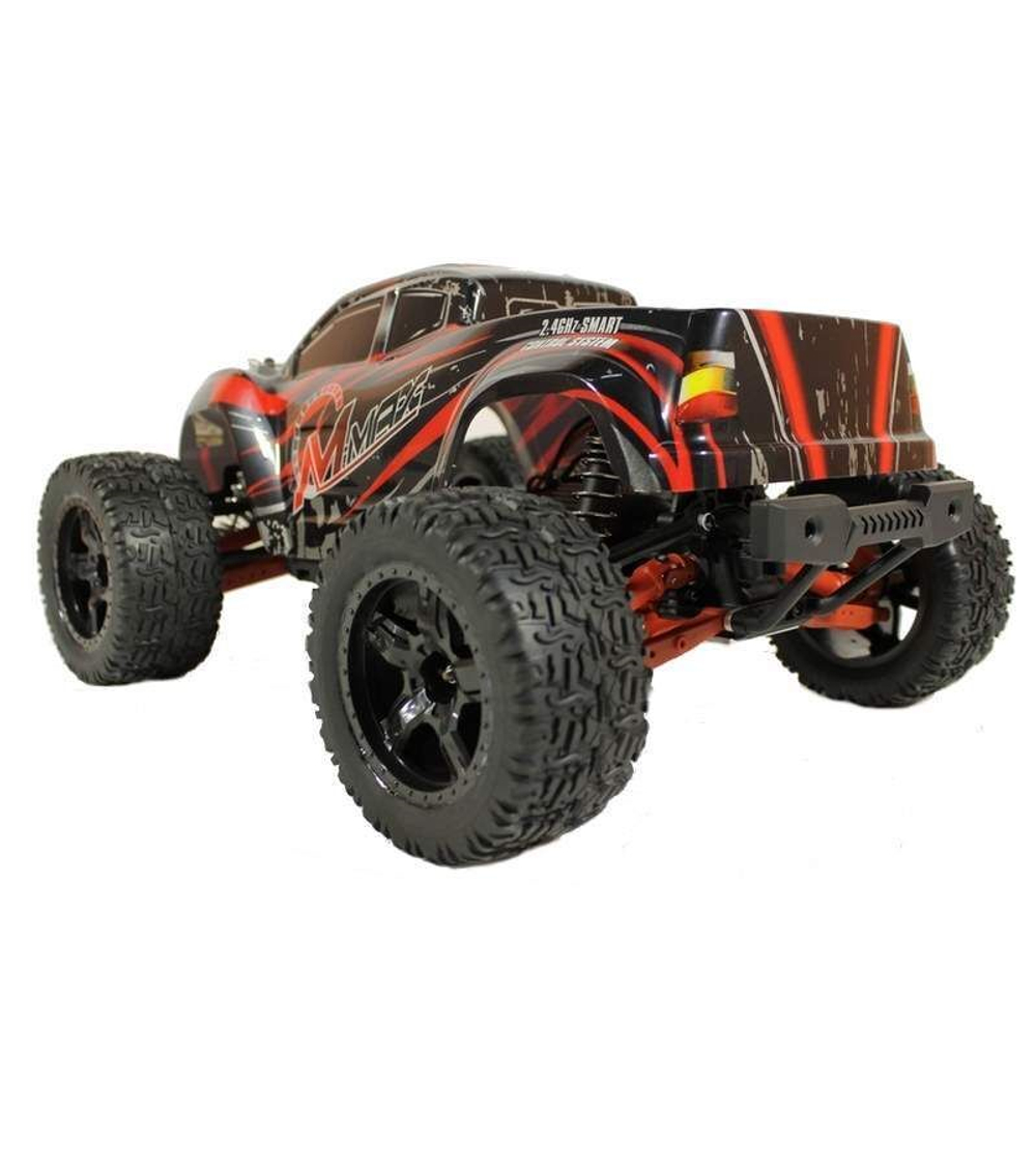 Радиоуправляемый монстр Remo Hobby MMAX PRO UPGRADE (красный) 4WD 2.4G 1/10 RTR