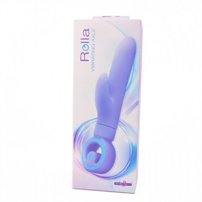 Силиконовый вибратор ROLLA с подсветкой (7 режимов , 22,3 см, сиреневый) (Цвет: сиреневый)