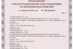 Сухожар Ферропласт 40 для стерилизации инструментов
