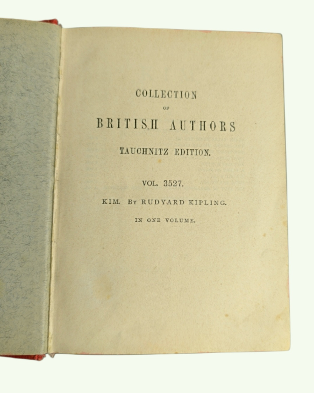 Антикварная книга Редьярд Киплинг "КИМ" 1901 г. Лейпциг.