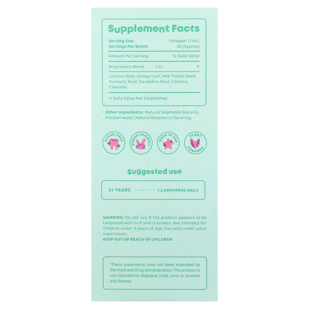 JoySpring, DetoxZee Herbal, 30 мл (1 жидк. Унция)