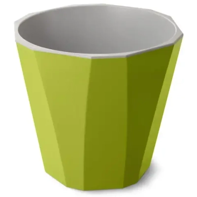 Кашпо со вставкой "Палермо" 3,6л оливковое С317ОЛВ (комплект 16 шт)