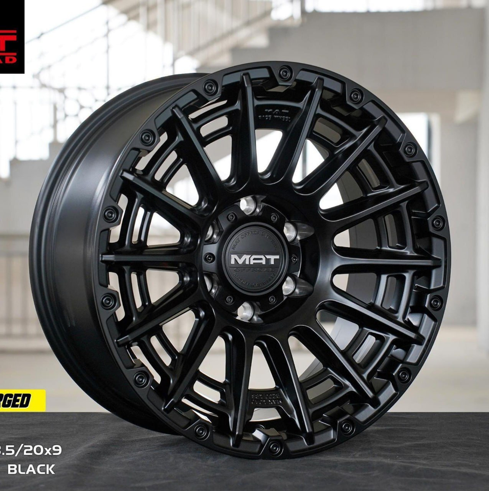 Диск колёсный F1907 R17 8.5 ET0 Matte black MAT Offroad