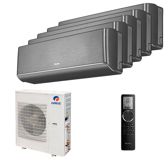 Мультисплит система на 5 комнат Gree GWH09AVCXB-K6DNA1B/I (black) x 5 / GWHD(42)NK6OO(LCLH)