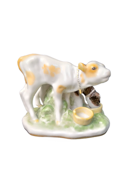 Фарфоровая статуэтка "Телята ясельные" ДФЗ Вербилки