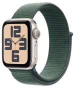 Умные часы Apple Watch SE 2024, 40 мм, алюминий цвета "Starlight", Lake Green Sport Loop (MXEH3)