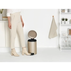 Brabantia NewIcon Контейнер для мусора Gold Metalic, 12 л.