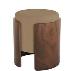 Пуф Lagom (бежевый, орех)