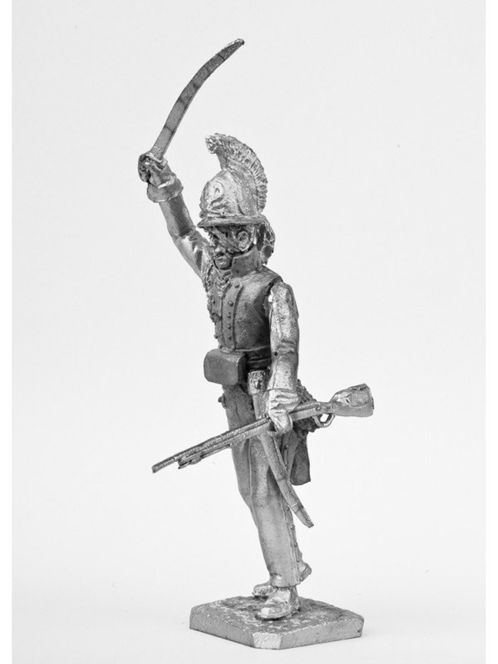 Оловянный солдатик Офицер добровольческого корпуса Крокова, 1807 г.