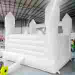 Белоснежный надувной батут - фотозона и реквизит для свадебных торжеств и праздников, 4*3*2,75 м