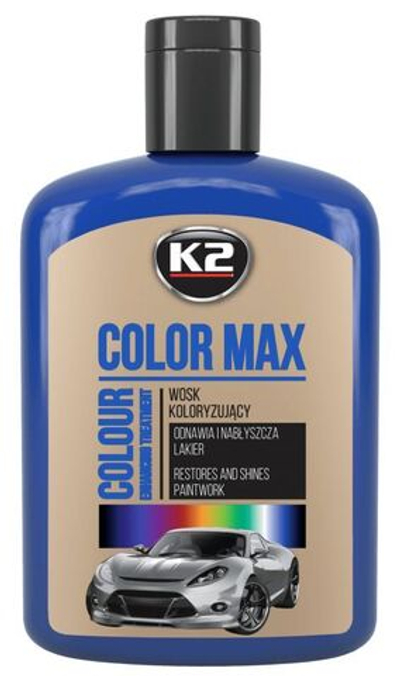 K020NI COLOR MAX 200 BLUE   200 мл. воск для полировки синий