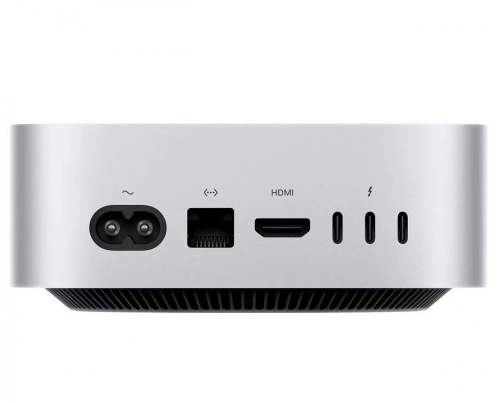 Системный блок Apple Mac mini 2024 (MU9E3) (Core M4 10-core CPU, 10-core GPU, 16-core Neural Engine, 16 ГБ, SSD 512 ГБ, LAN 1Gb)