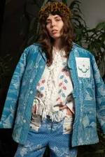 Куртка Soeurs Цвета Морской Волны / Sea Wave синяя