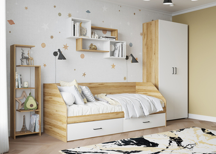 Лайт (Горизонт) Набор мебели для детской (комплектация №1)