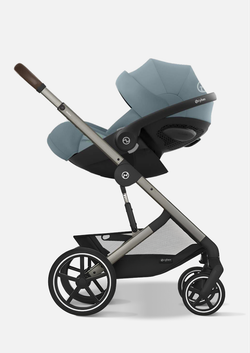 Cybex Детская коляска Balios S Lux BLK 2 в 1 цвет Stormy Blue