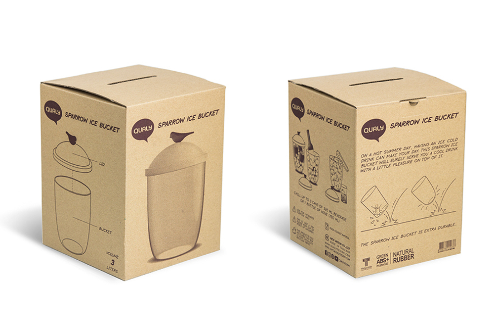 Емкость для льда sparrow, белая