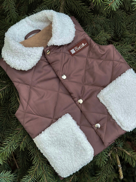 Жилет стеганый Капучино RinaAmari