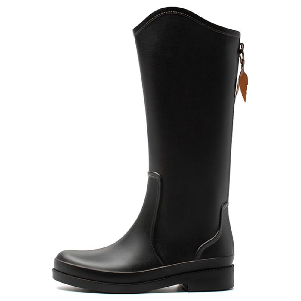 AGSDON PVC Waterproof Slip Resistant Waterproof And Slip Resistant Rain Boots Women"s