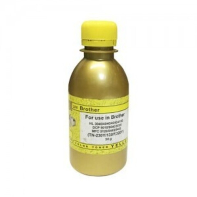Тонер для BROTHER HL-3040/4150/DCP-9010/9055/MFC-9120/9465 (50гр, желтый, NonChem TOMOEGAWA) Gold ATM