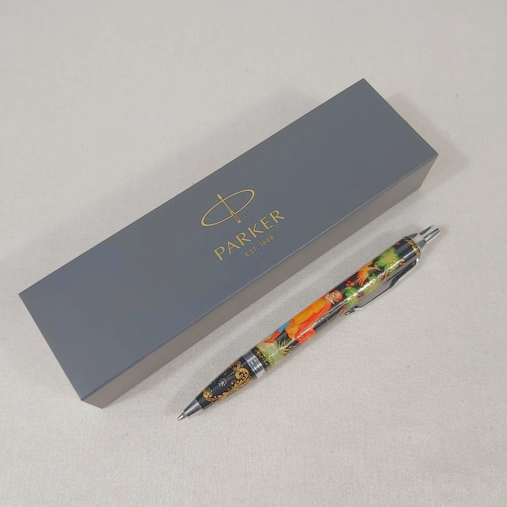 Ручка коллекционная с ручной росписью Палех "Иван-царевич и Жар-птица"