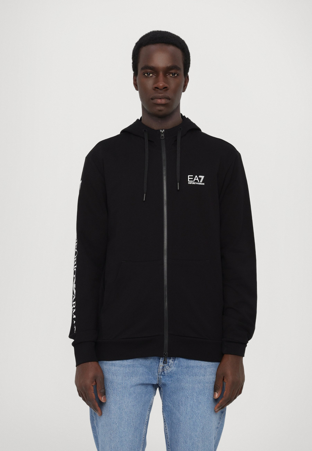 EA7 Emporio Armani UNISEX - Толстовка с капюшоном - Чёрный