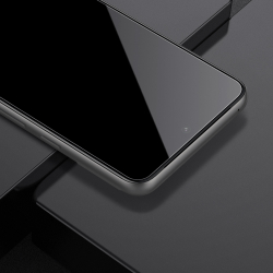 Защитное стекло на экран для Google Pixel 9a, тонкие черные рамками и олеофобное покрытие, G-Rhino