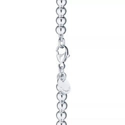 Браслет из серебра, 925 , Tiffany, с сердцем покрытым розовой эмалью💖 В наличии