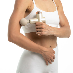 Массажный пистолет беспроводной Mini Revolver (бежевый)