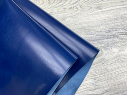 Quentin Metal Blue (0,9-1,1 мм), цв. Синий, натуральная кожа козы
