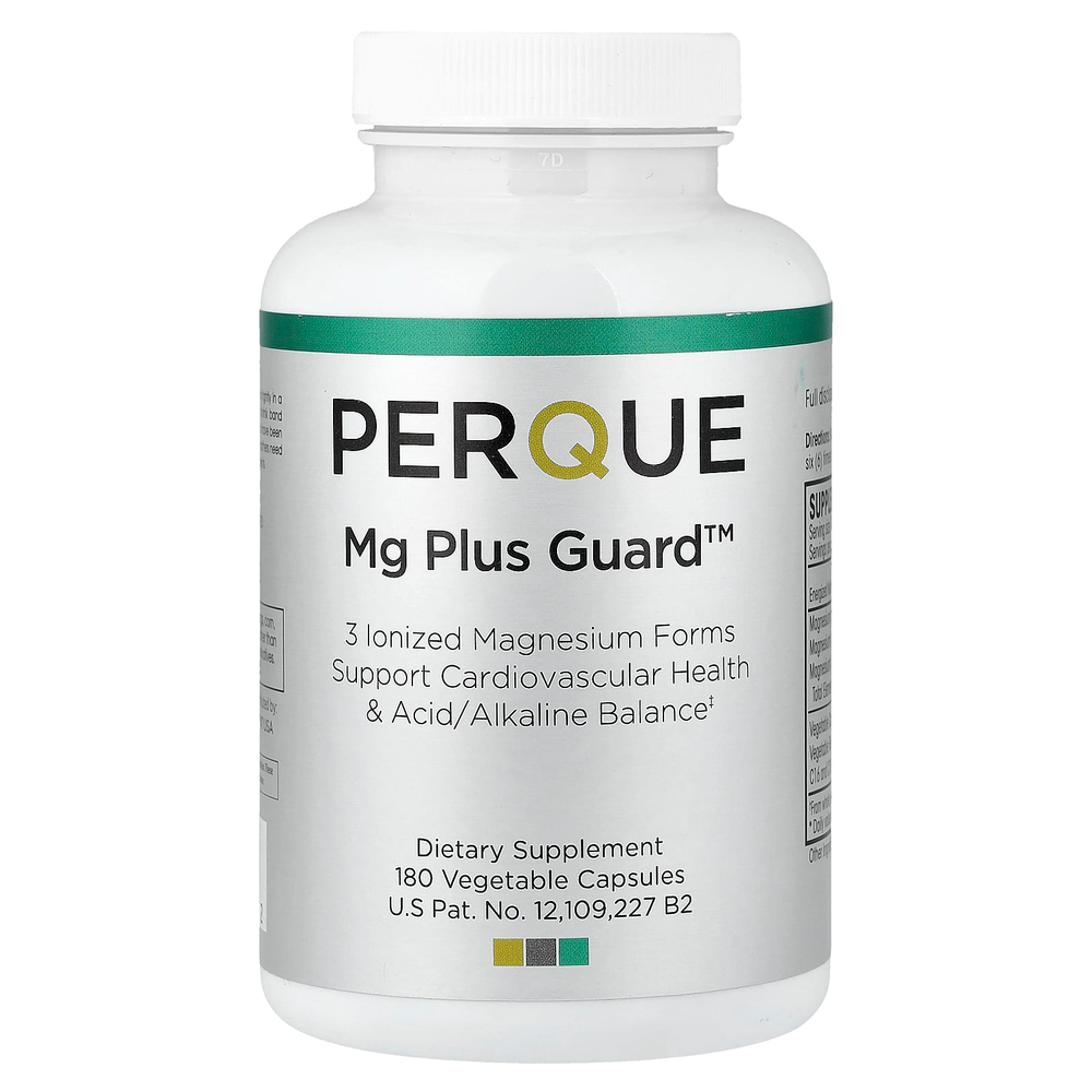PERQUE, Mg Plus Guard™, 180 растительных капсул