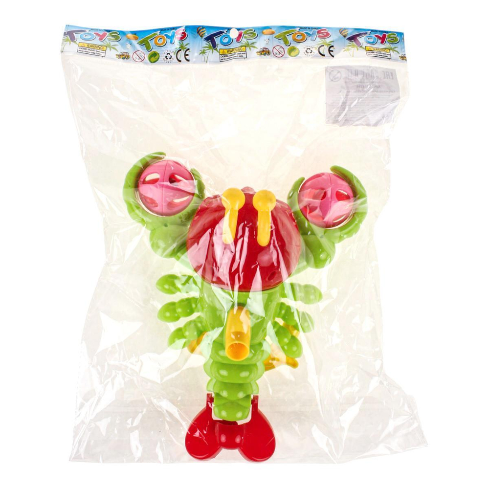 Каталка на палке Краб 52см, пакет 341