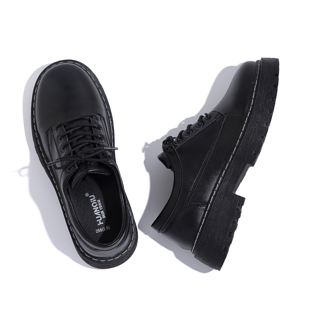 HUANQIU Men"s Casual Shoes Men"s Black