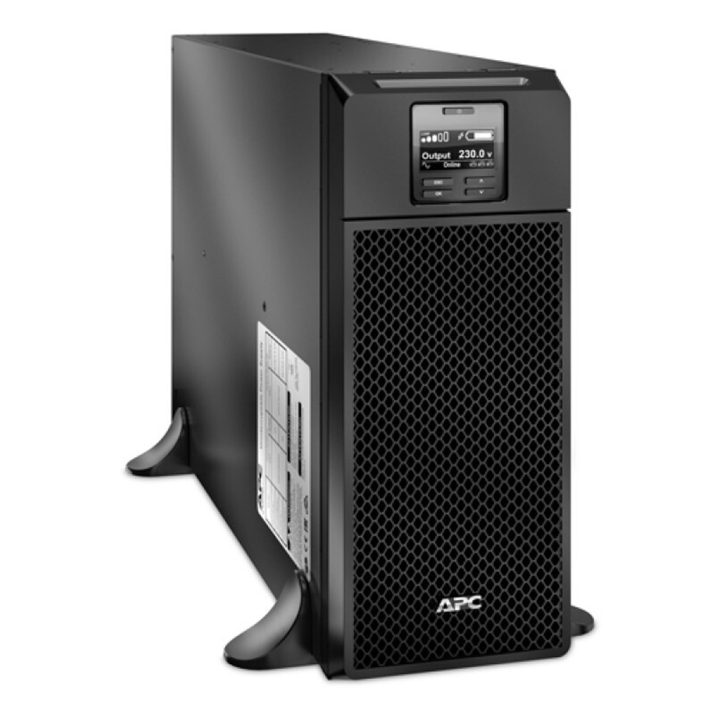 Источник бесперебойного питания APC Smart-UPS SRT, On-Line, 6000VA / 6000W, Tower, IEC, LCD, Serial+USB, SmartSlot, подкл. доп. батарей