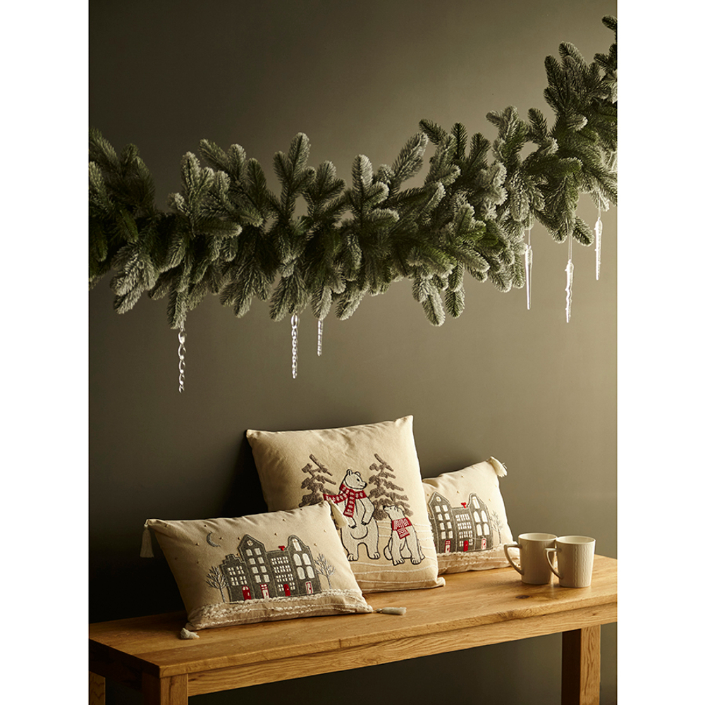 Подушка декоративная festive bears из коллекции new year essential, 45х45 см