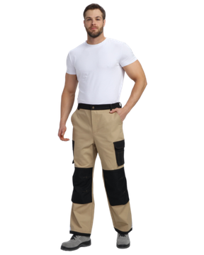 Брюки "Милан CH" (бежевый/черный)