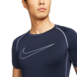 Термобелье Nike Pro Dri-Fit Tight Top SS M - obsidian/iron purple/iron purple