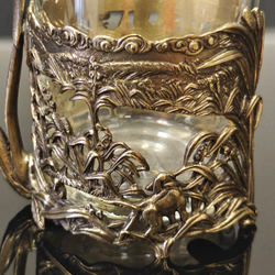 Чайный набор "Охотники" с ложечкой