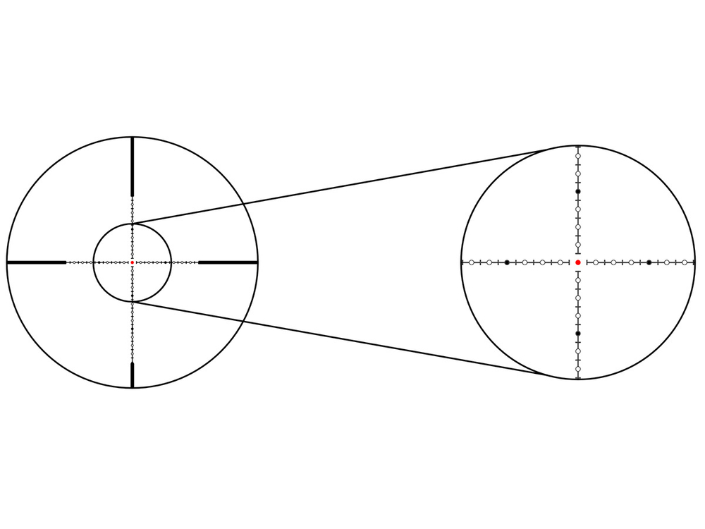 Прицел Gaut Nephrite 2.5-10x50, сетка 61 (Half MD) - фото 8