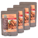 Готовое блюдо "Каша гречневая с курицей" 300 г. (Кронидов) 4шт*300гр, 1.2кг